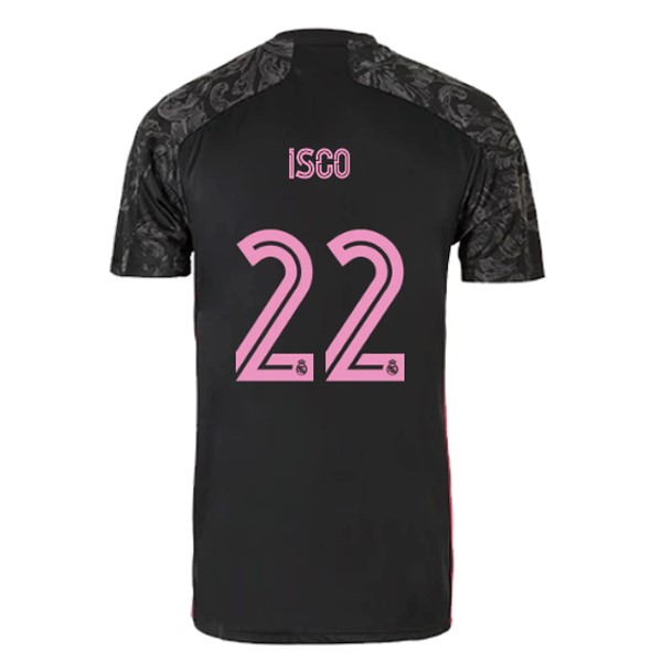 Maillot Football Real Madrid Third NO.22 Isco 2020-21 Noir